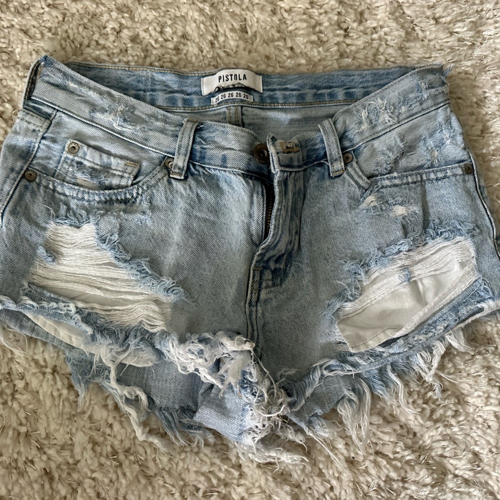 Pistola Cutoff Jean Shorts